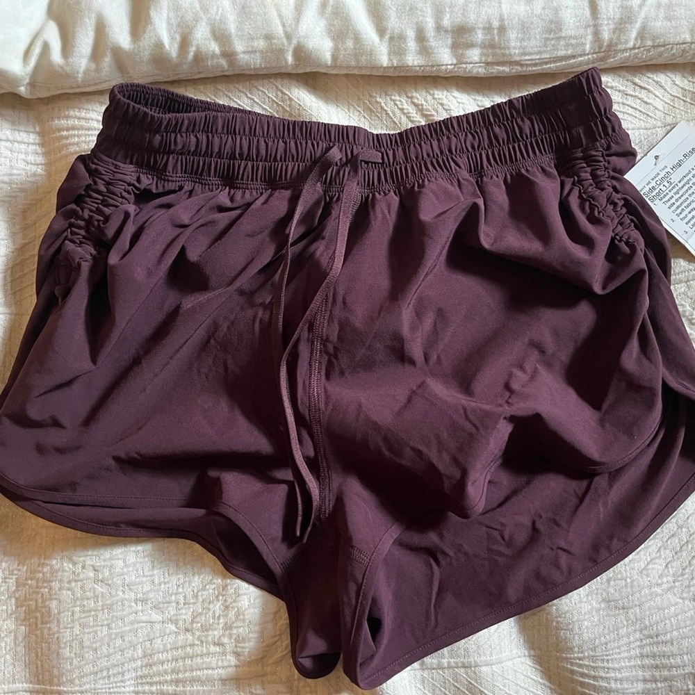 Lululemon Maroon Shorts